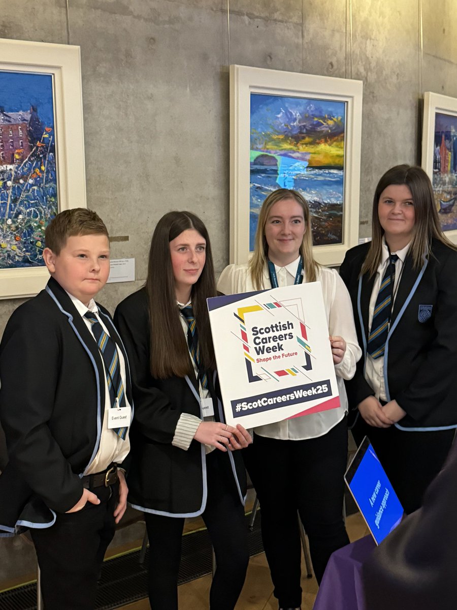 skillsdevscot's tweet image. Scottish Careers Week comes to the @ScotParl! Well done to the young people who spoke with MSPs and stakeholders about their career ambitions. Thanks to @GlasgowPam and @djohnsonmsp for sponsoring this evening’s reception - and to the many #ScotCareersWeek25 partners