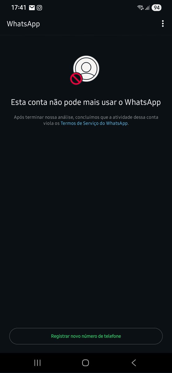 assuncaolipe's tweet photo. @WhatsApp me bloqueou por spam do nada. Eu estava tentando chamar corretores pq preciso alugar um imóvel e simplesmente fui bloqueado. Eu tenho esse número a mais de 15 anos. Espero que a @Meta reconheça o erro e reverta isso. Parece piada! https://t.co/utvzOdHDZG