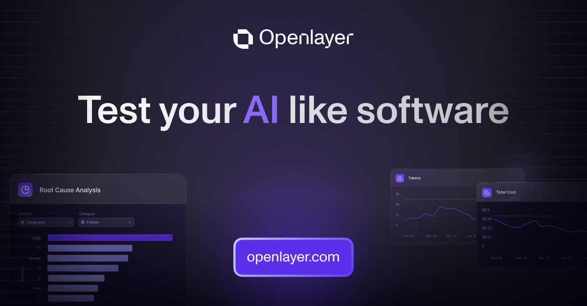 Openlayer tweet media