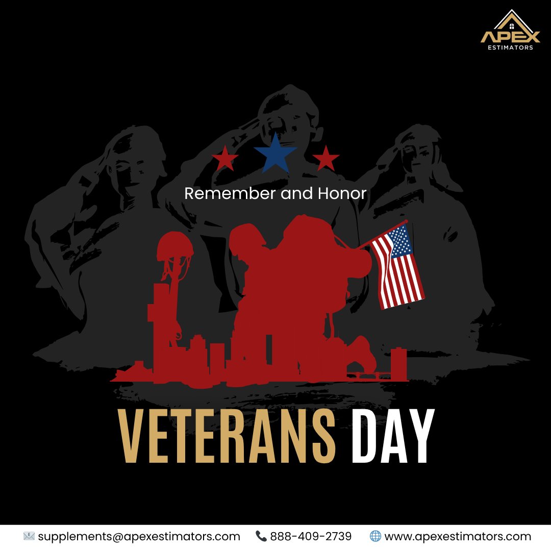 apexestimators's tweet image. We don’t know them all, but we owe them all.
With respect, honor, and gratitude — thank you, Veterans. ❤️🤍💙

#VeteransDay #ThankYouVeterans #ApexEstimators