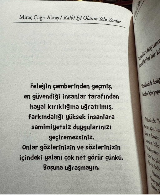 ki biz feleği çemberden geçirdik.