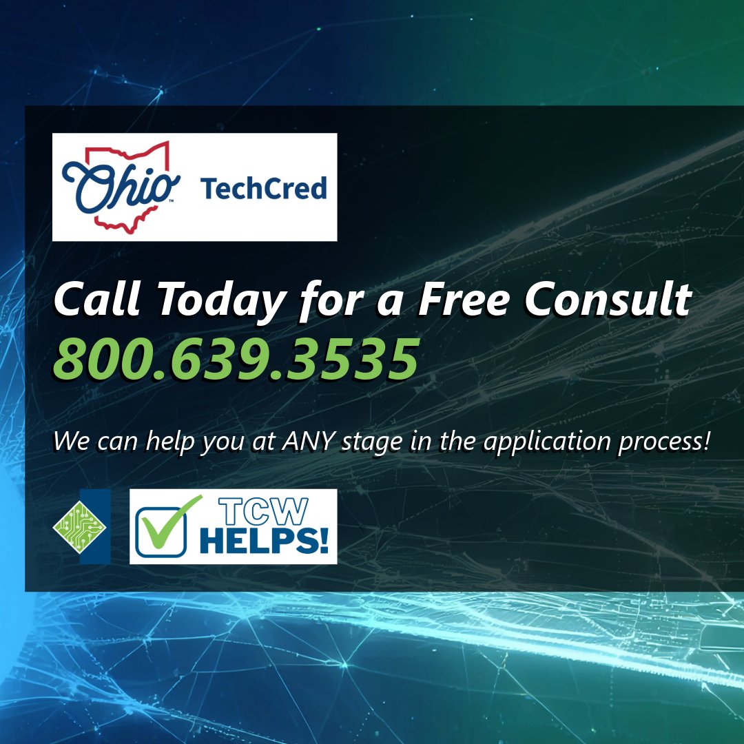 tcworkshop's tweet image. Ohio is eager to train your workforce! Don&apos;t miss the opportunity to receive up to $30,000 in support. Give us a call today at 800.639.3535—we&apos;re here to help!

#OhioX #IamOhioTech #techcred #funding #employeetraining #tcworkshop
