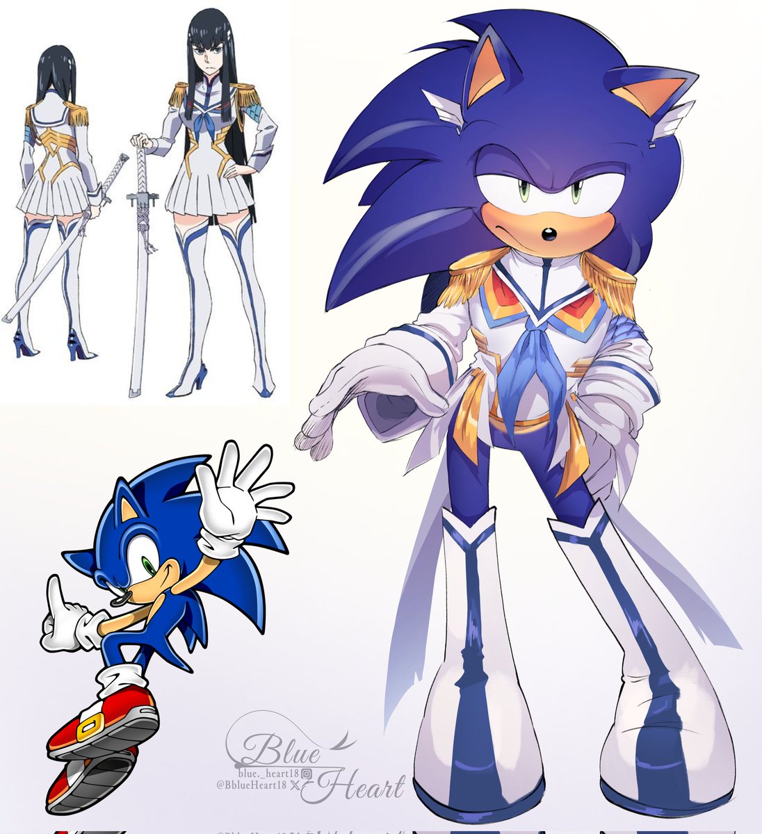 BblueHeart18's tweet photo. Satsu...

#SonicTheHedgehog  #SONIC #KillLaKill #sonic #sonicfanart https://t.co/MyGYYYNiuu