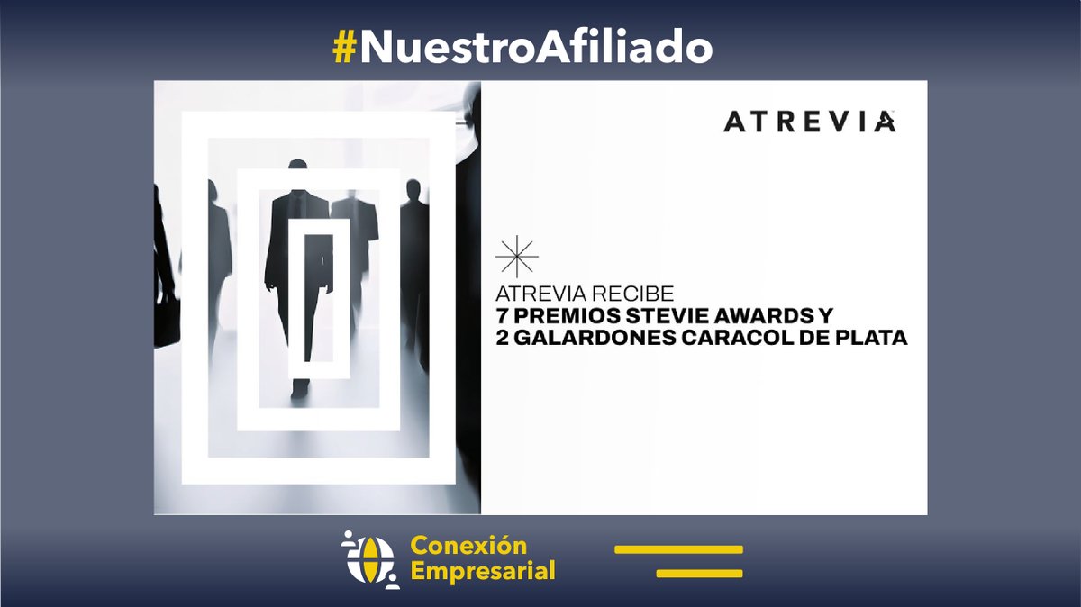 💼 Conexión Empresarial | ATREVIA
Nuestro afiliado <a href="/Atrevia/">ATREVIA</a>  celebra 28 premios internacionales en 2025, destacando el Stevie Award Plata por la campaña “Agua Segura” junto a Toyota del Ecuador y Fundación Raíz, que llevó agua limpia a comunidades amazónicas. 💧🌿