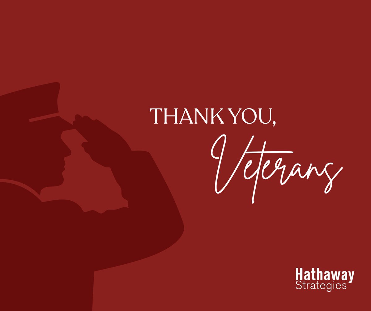 Veterans - thank you today and every day for your service to our country! 🇺🇸