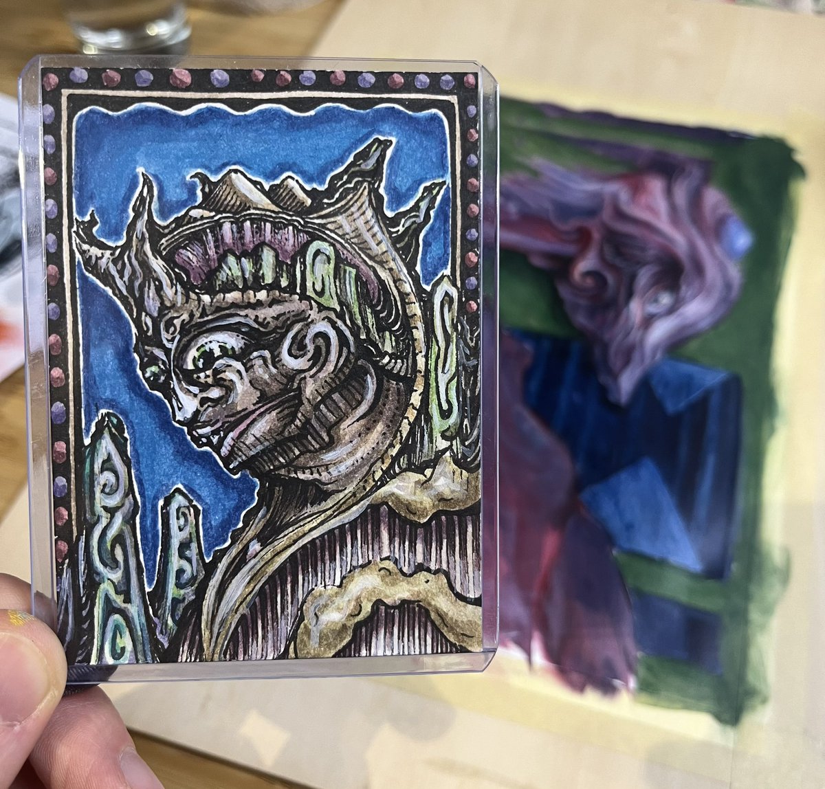 Hey everyone 🙏🏼 New Card &amp; I‘m working on a painting tonight!