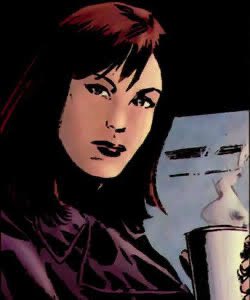 mo_dorty's tweet image. Anyone else think Karen looks like Dakota North here? Maybe they’ll make a nod to the comic by having Karen give “Dakota” as a fake name #DaredevilBornAgain