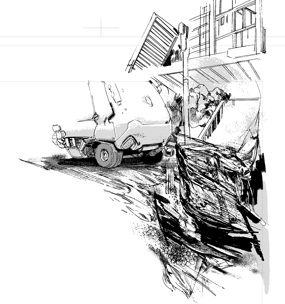 AngryangryD's tweet image. Lately been working with a threshold/binarization correction layer (which you can adjust in a slider) to bring all of my brushes to life. You can also adjust a layer to be a TONE layer in the layer properties where you can also adjust the density of the screentones and patterns.…