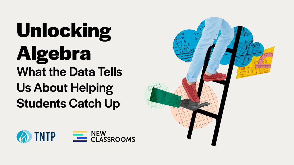 TNTP's tweet image. Only 28% of 8th graders are proficient in math. But the path forward in Algebra I isn’t remediation—it’s precision. 
 
Students make the most progress when support targets what they’re ready to learn next.  

Explore the data &amp;amp; implication: ow.ly/F8QT50VRK7k

#MathMatters