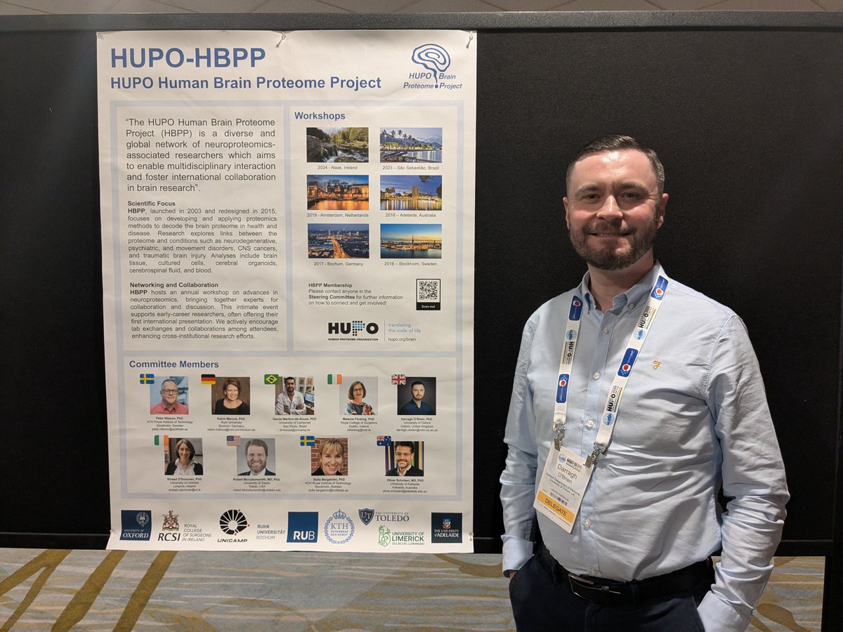 darraghpobrien's tweet photo. Had a great time representing the @hupo_org Human Brain Proteome Project at the "Friends of HUPO" social at #HUPO2025 last night. If you want to hear more about the initiative, or get involved, please get in touch 🧠 https://t.co/Hlg3McpuVD