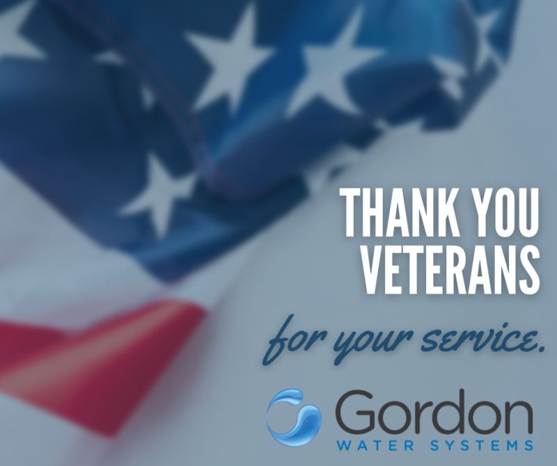 This Veteran's Day, we honor and thank all who served. As a small token of our appreciation, we offer 10% off on water treatment equipment for veterans year-round. Thank you for your service!
#VeteransDay #ThankYouVeterans #GordonWaterSystems #YearroundSavings