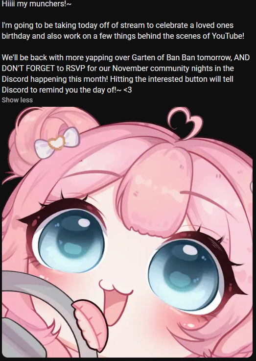 For everyone not in Discord!~