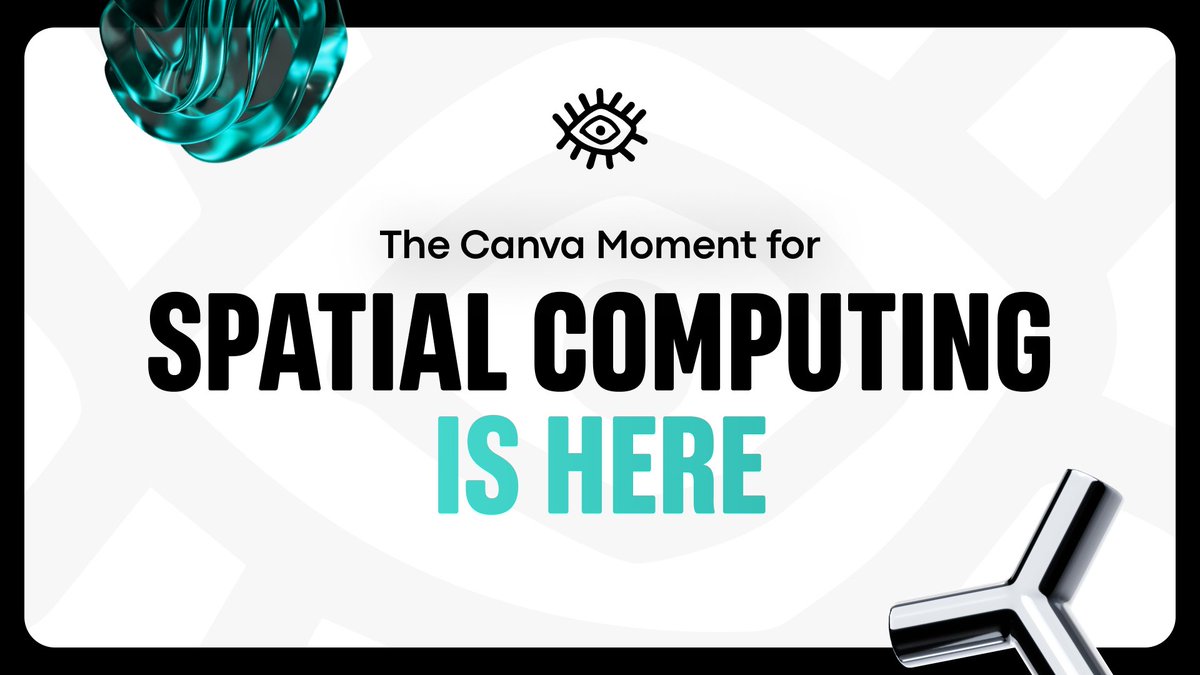anitya_space's tweet image. 1/

The Canva moment for spatial computing is happening right now.

Unity and Unreal were built for experts. anitya is built for everyone.

If you can imagine it, you can build it.