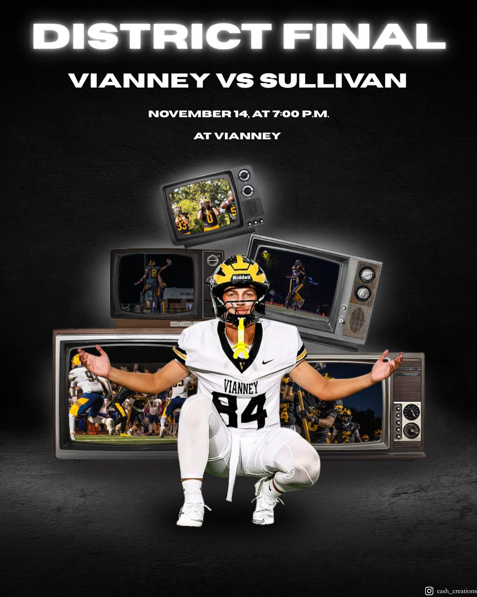 LET'S. GO. <a href="/VianneyFootball/">Vianney Football</a> 

#BeAGriffin | #STL