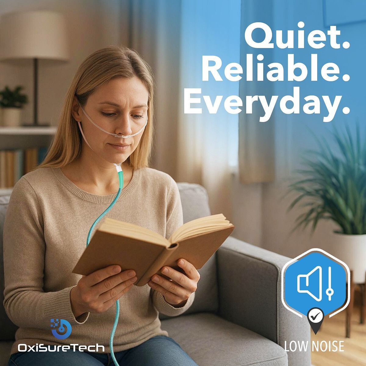 oxisuretech's tweet image. 🤫 Silence you can count on.
 OxiSureTech delivers reliable oxygen support designed for everyday comfort — so you can read, rest, or relax without the noise. Quiet technology. Steady flow. Peace of mind. 🌿

#OxiSureTech #BreatheBetterDaily #QuietPerformance #OxygenTherapy