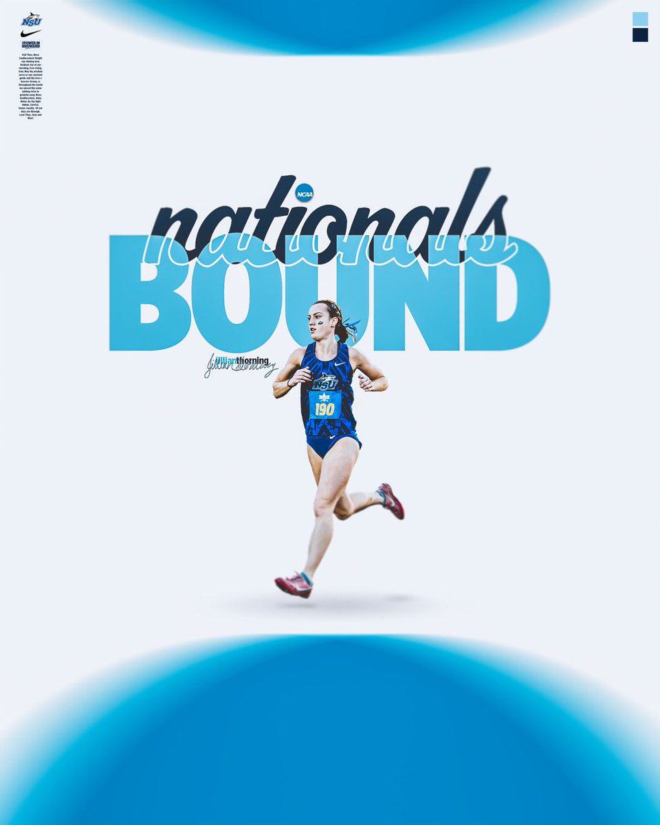 NSU_XCTF's tweet photo. ticket punched!🎟️✈️

#SharkCounty // #ThePowerinBroward https://t.co/7bjSkuLfBh