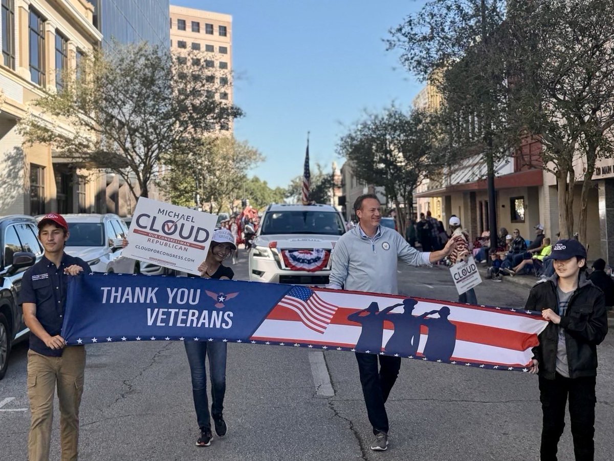 To all veterans in Texas and across the country, thank you for your service, your bravery and your patriotism. We are free because you fought. Have a Happy &amp; Blessed Veterans Day!