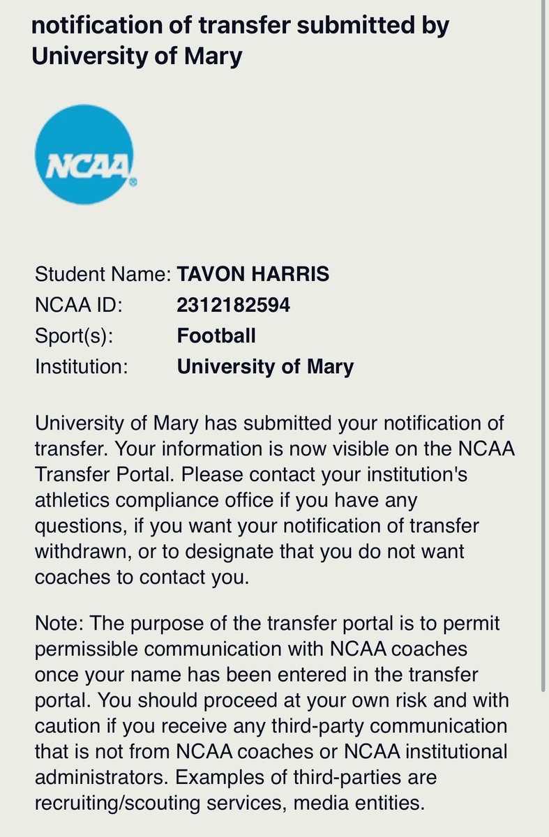Tavon Harris tweet media