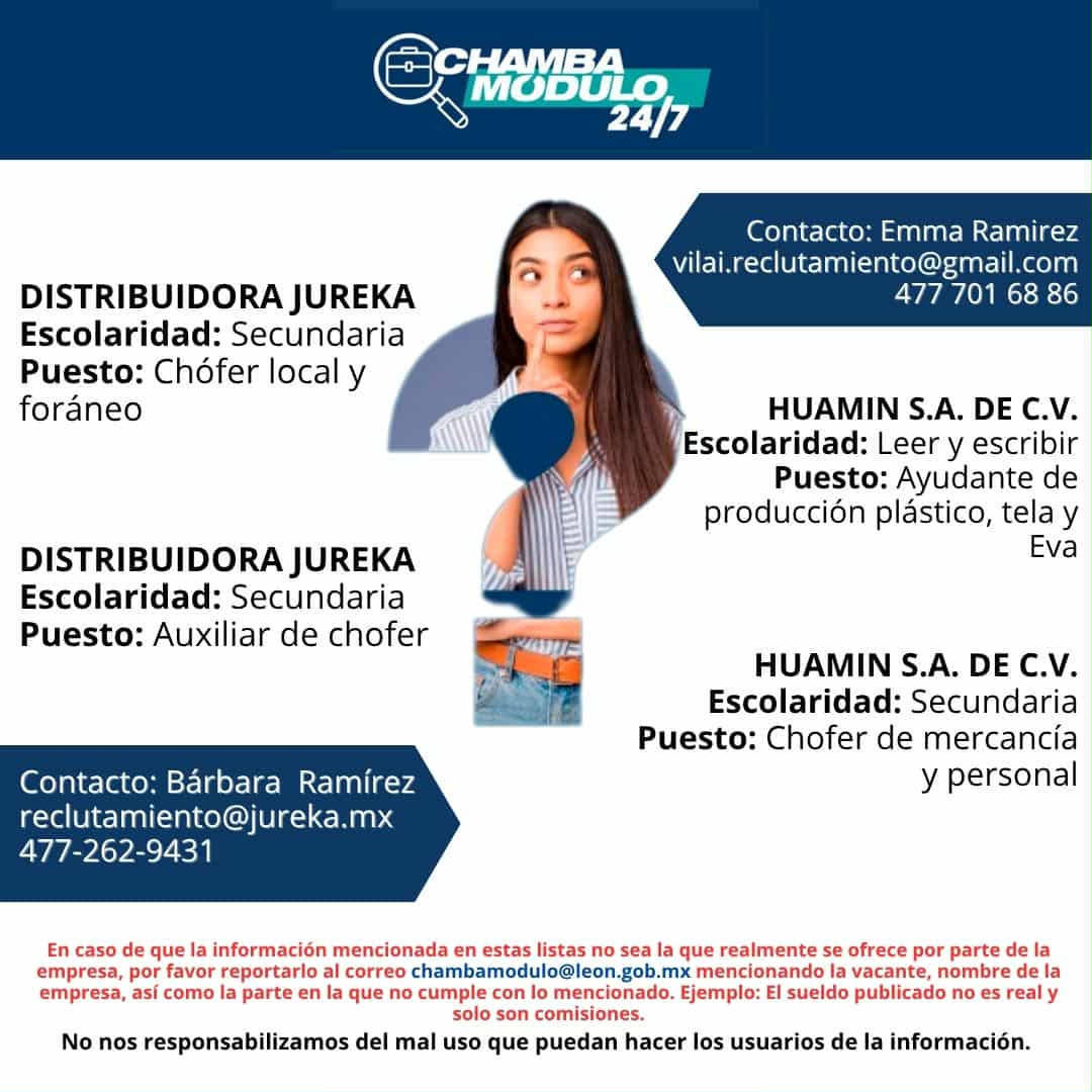 ChambaModulo's tweet image. ¡No pierdas la oportunidad! Postúlate 💼