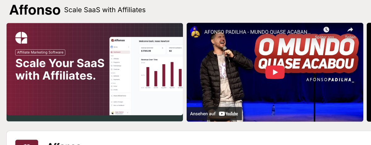 Found my SaaS on some random site.

They included a demo video...