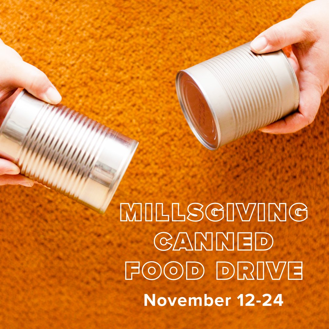 TheMillDE's tweet image. Our 3rd Annual Millsgiving Canned Food Drive starts tomorrow! 🥫

Pastries + a chat with Meghan Sullivan from @FoodBankofDE at 10:15 AM. 

Can’t make it? Drop off donations at either location! 

Learn more here 👉 bit.ly/43UNnwU