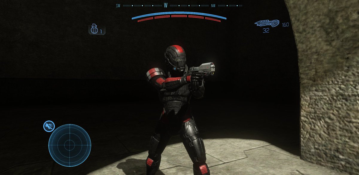 Got mass effect's basic armor into h4 now. I'm testing out how it looks in different lighting with Oli's pbr shaders.👀