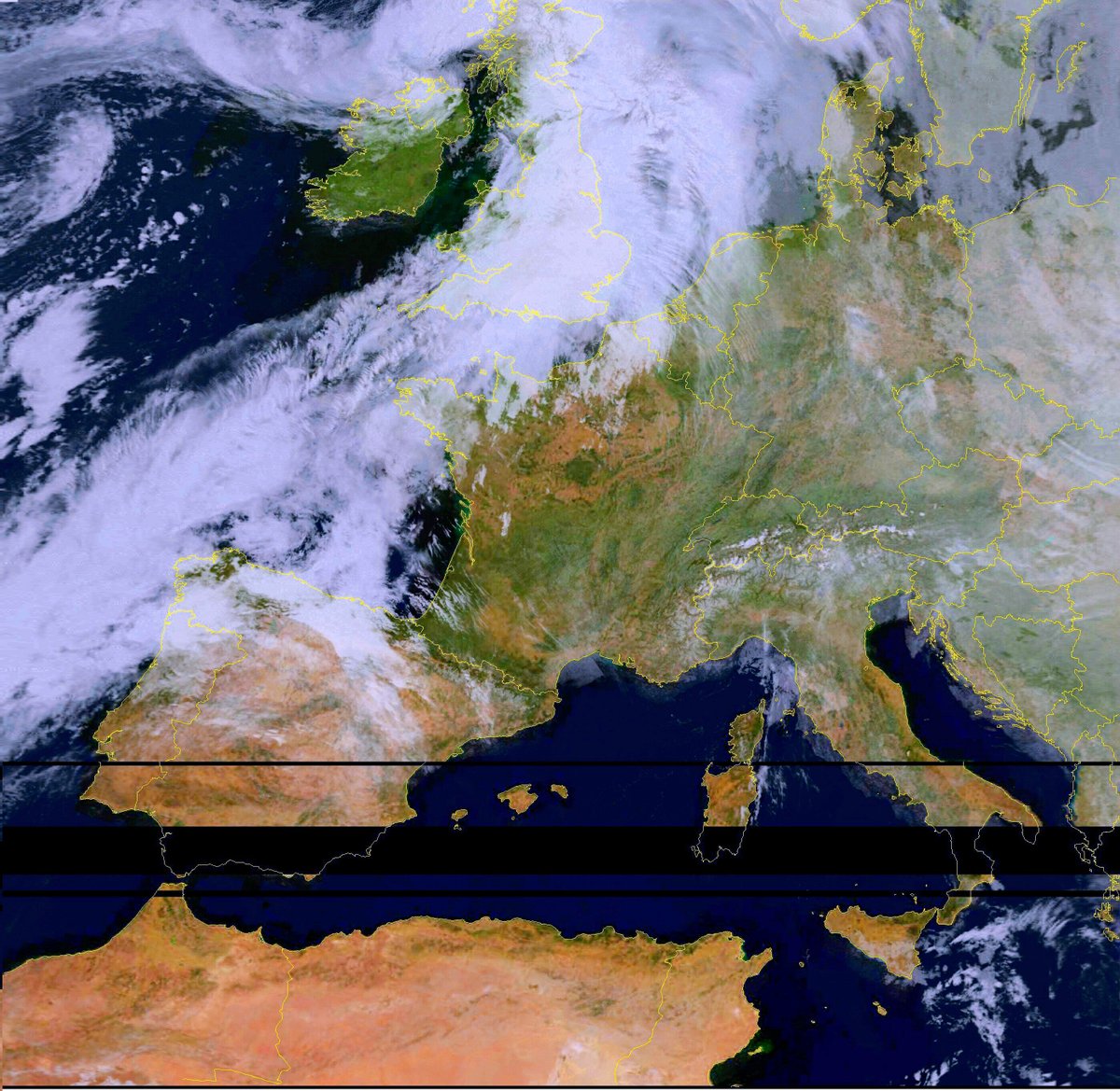 satelliet10's tweet image. METEOR-M2-3  LRPT  21:27 UTC  11/11/2025