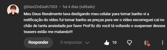Profitz14's tweet image. Davizinho explica como uma notificação quase mandou ele pra fugir do myers em crotus prenn