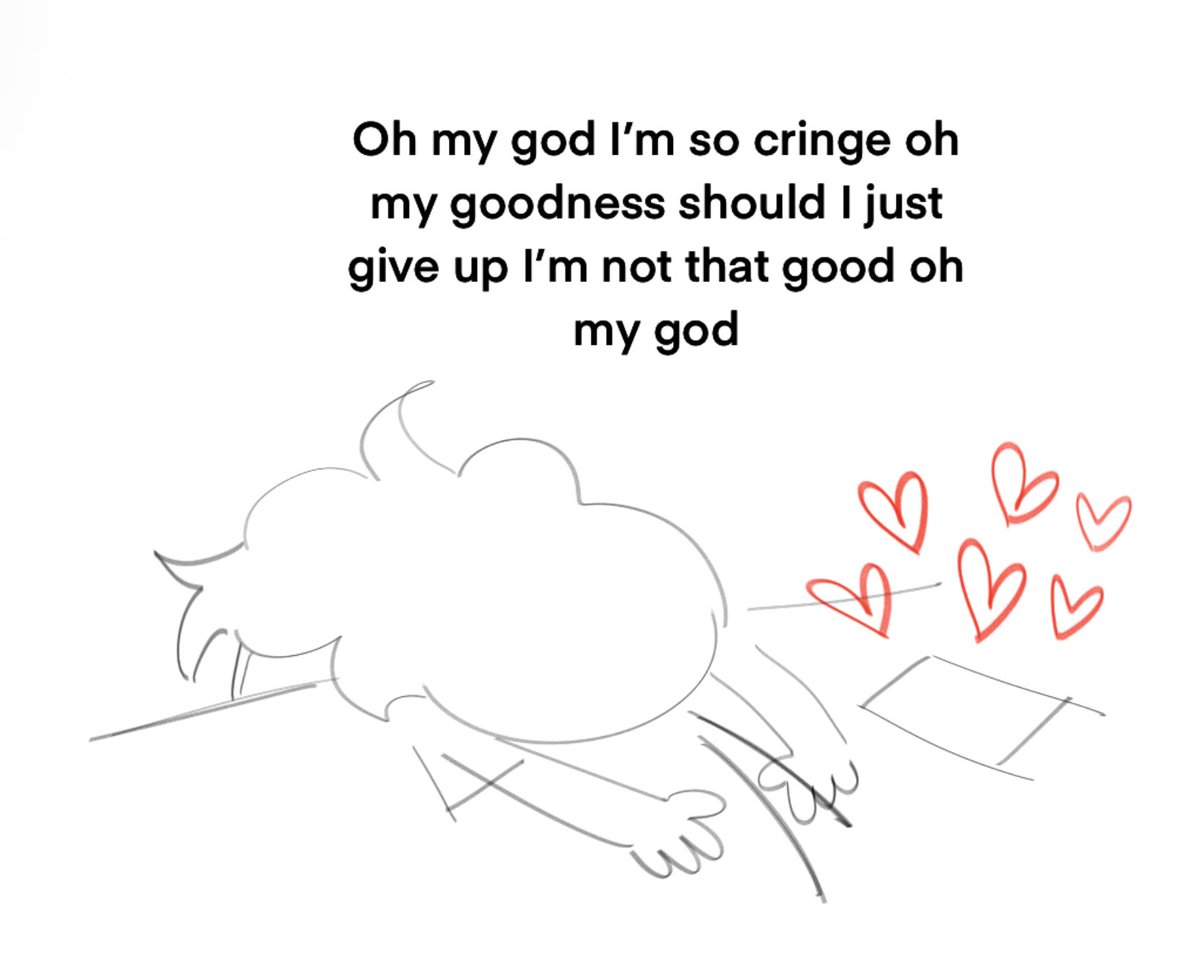 This is me every time I have a new drawing idea.