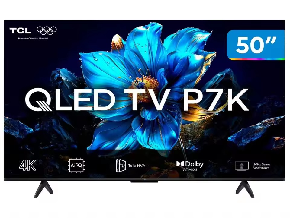 Edindicapromo's tweet photo. 🛍️Smart TV 50 "TCL 4K UHD QLED 50P7K Google TV AiPQ 3 HDMI

- Android com Google TV
- Comando de voz
🇧🇷 Entrega local  - Sem taxa

🛒*R$ 1.664* em ate 12X sem juros
🎟️ Use o cupom: *PROMOBR05 ou BENJA5*

Parceria Magalu com Aliexpress
🔗https://t.co/cqL6h6FZSd https://t.co/c3QOJwAQa4