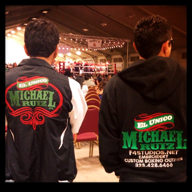 Custom Sweaters for Michael Ruiz Jr CALL US (323) 428-6466 #F4STUDIOS  #customboxingoutfits #boxingoutfits #boxingoutfit #customboxinggear #fightwear2champions #boxingkit #boxingislife #boxersofinstagram #customboxingkits #customoutfit #proboxer #boxinguniforms #boxingtrunks