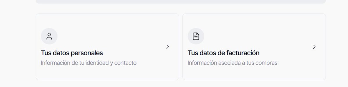 tanbionicaback's tweet image. RECOMENDACIÓN

Una vez realizado, entren a su perfil haciendo click en el circulo gris. Y completen sus datos de facturación y datos personales