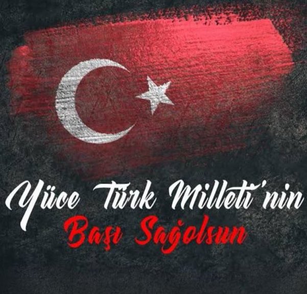 Aziz Milletim! 
Başımız Sağolsun!