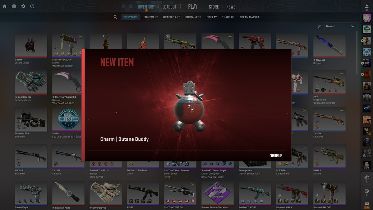 SkuttleCS's tweet image. Picked up the Labubu of CS2 charms lmao