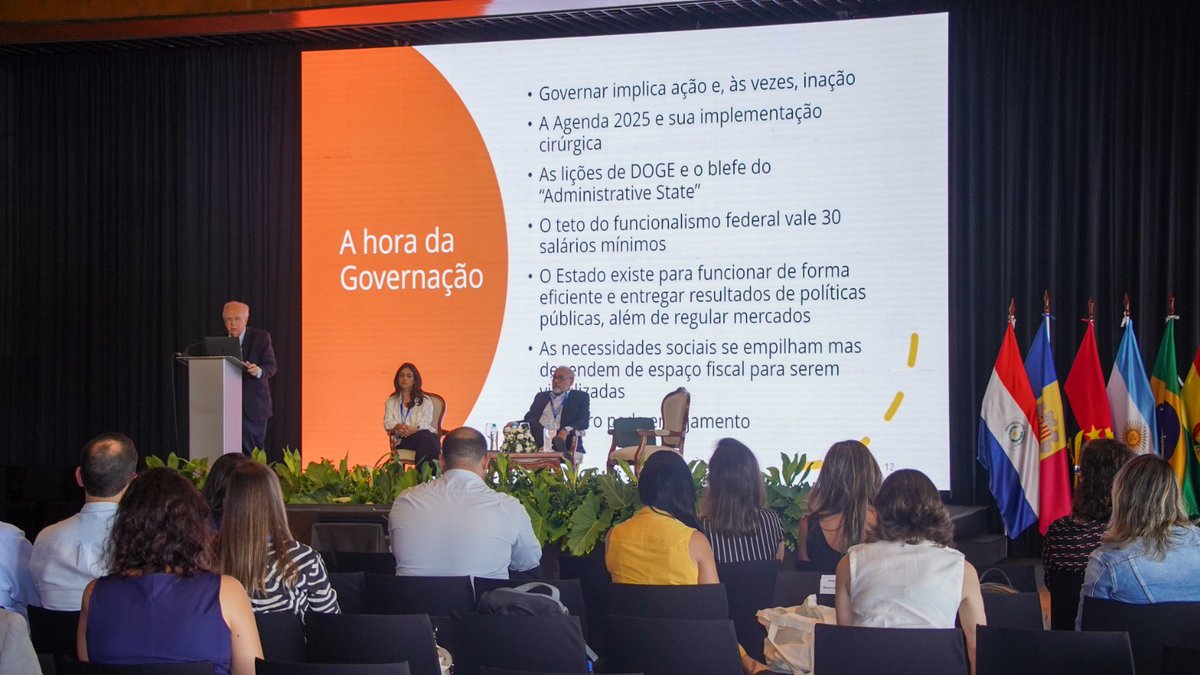 Más de 20 paneles y 70 conferencistas de Iberoamérica debaten sobre gobernanza, innovación, gestión pública y fortalecimiento del Estado, en el Inició del XXX Congreso del <a href="/CLAD_Org/">CLAD</a>  en #Paraguay. Un espacio para la mejora de la administración pública.
🔗 goo.su/UzTly3