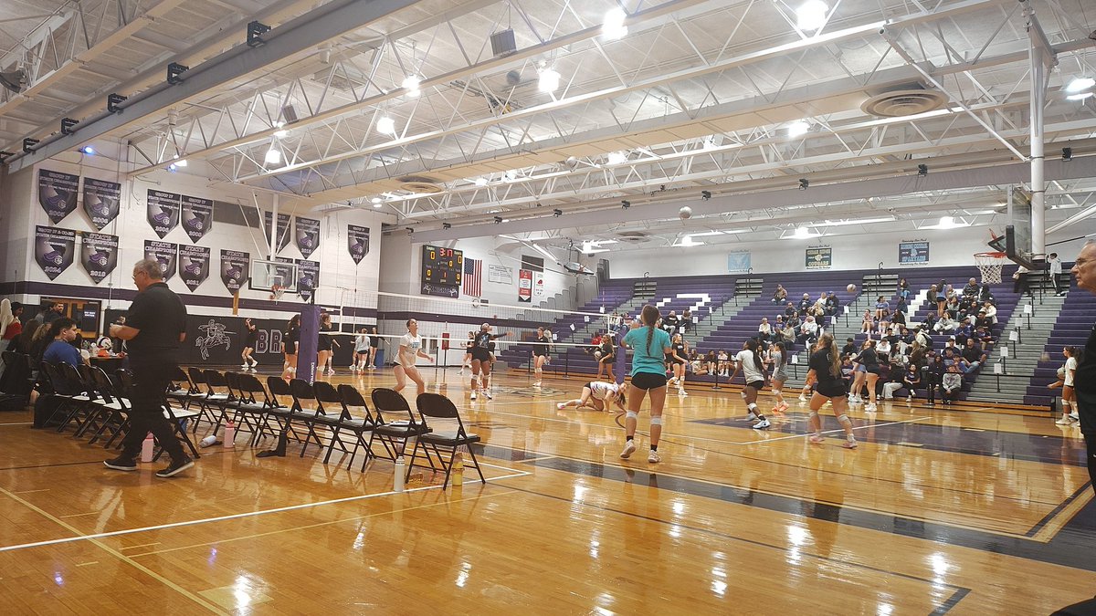 Here in Old Bridge for <a href="/HSSportsNJ/">NJ.com HS Sports</a> for the girls volleyball CJ4 final between the hosting top-seeded Knights and 3-Hunterdon Central. Match starts at 4:30