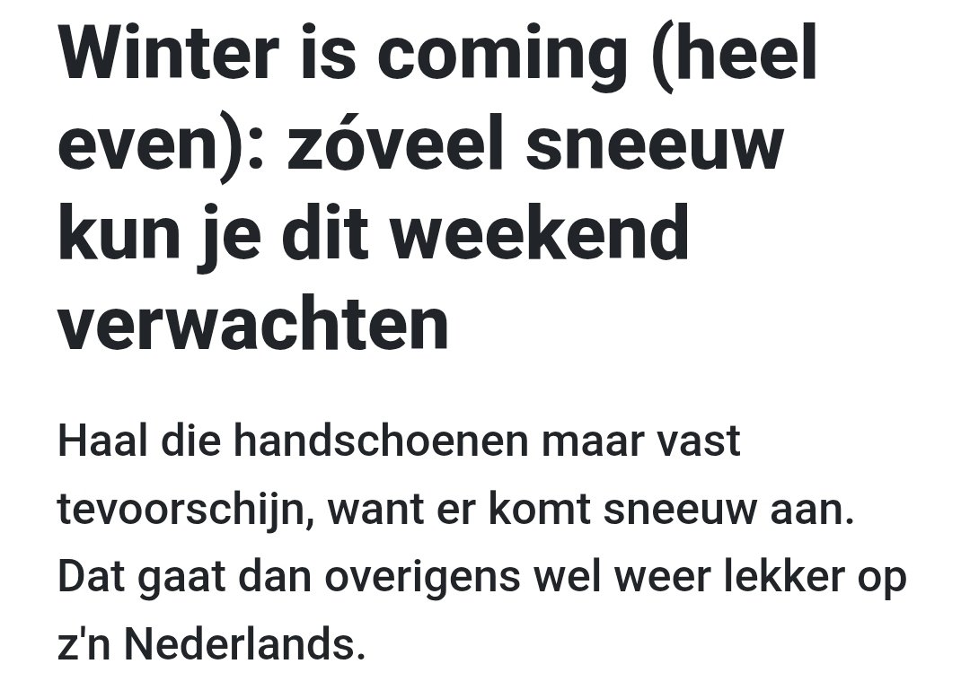 Danger_Raptor's tweet image. Haal je slee maar uit de kast 🌧❄️
#winteriscomming #sneeuw
