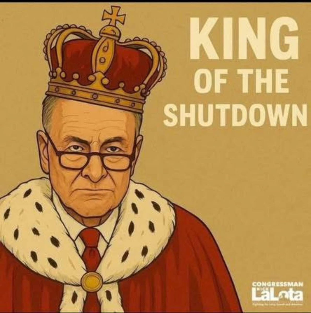 scanners1111's tweet photo. @DrRitaDed @wobble_gb Cause it’s the Schumer shutdown all day https://t.co/SiZxK37Isc