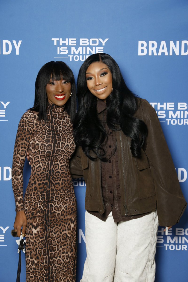 “90s dreams turned real 💫 Standing with Brandy and feeling every ounce of Black Girl Magic. Iconic, timeless, unapologetic. #BlackGirlMagic #RNBQueen #TheBoyIsMineTour” <a href="/4everBrandy/">b r a n d y</a>