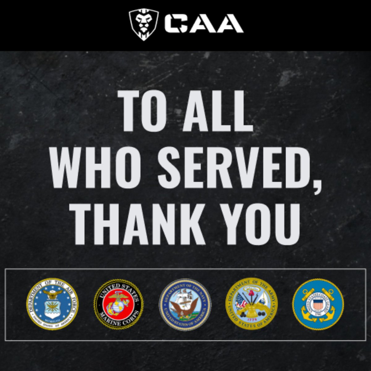 CAAGearUp's tweet photo. To all who served — thank you.
Your bravery, sacrifice, and commitment to our nation will never be forgotten. 🇺🇸

#VeteransDay #ThankYouVeterans #Military #USArmy #Marines #Navy #AirForce #CoastGuard #Respect #CAAGearUp https://t.co/5lh4m2d25Q