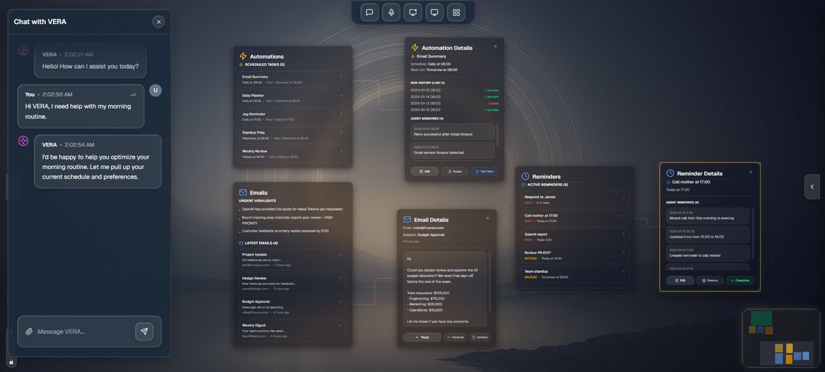 Continuing on <a href="/OKVERA_ai/">OKVERA</a>. 
As we head into the end of 2025, and getting ready for <a href="/theresidency/">the residency</a> 2026. 

Here are some of the UI components we have been working on the past week. 

BasicUI in the same format that most are used to, and then we have started building out the infinite