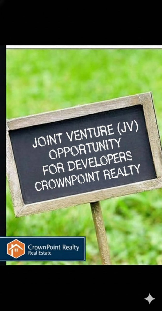 CrownPointRelty's tweet image. JV JV!! For developers ✅
📍Location: Off Isa Kaita, GRA, KD.
Land Size: 4500sqm.
Land Value: 650M.
Premium: Nil.
Sharing Ratio: 60/40.
Facilitation Fee: 10%.
☎️Call on: 09060127252, 08148780111
#CrownpointRealty #realestateforum2025Nigeria
#KadunaDevelopment #JointVenture