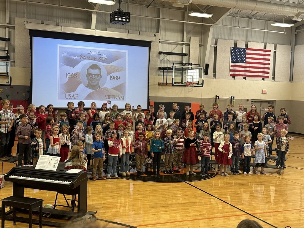 🇺🇸 Honoring Our Veterans 🇺🇸
Today, North Bend Central Public Schools celebrated military veterans at both buildings with music from the HS band &amp; choir, elementary choir, and 1st &amp; 3rd graders. Veterans were also treated to a special lunch at NBC. Thank you for your service!