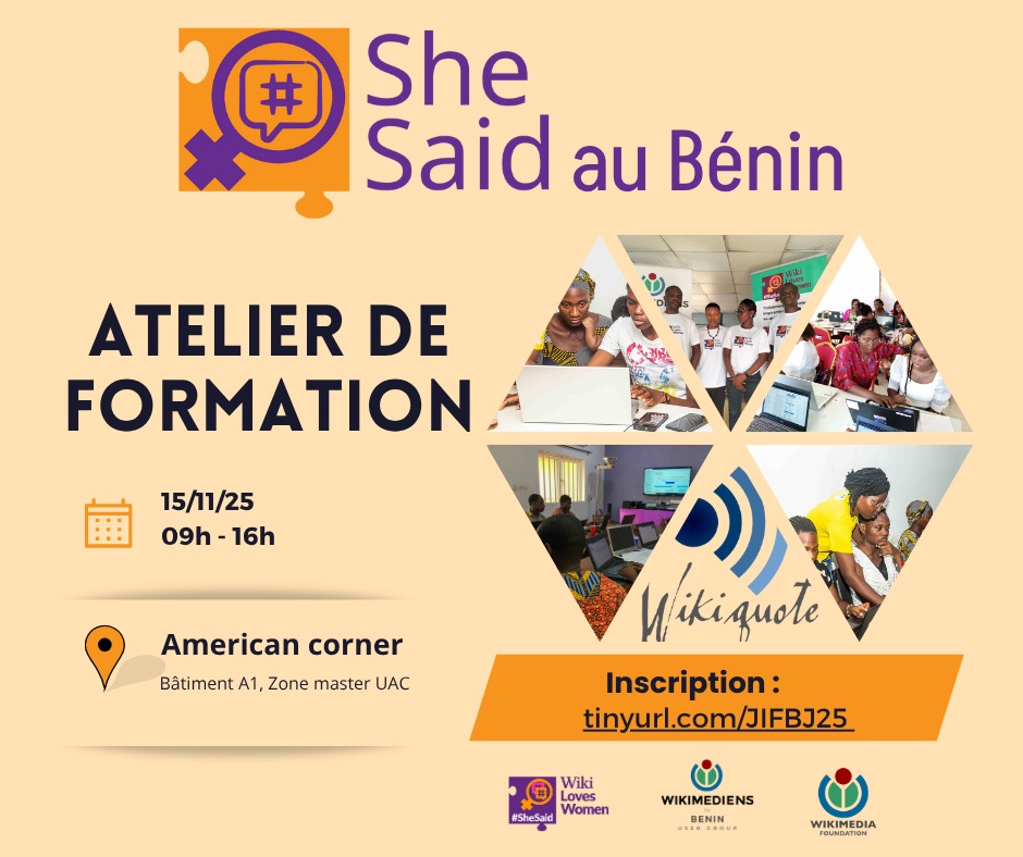 Wikimédia Bénin tweet media