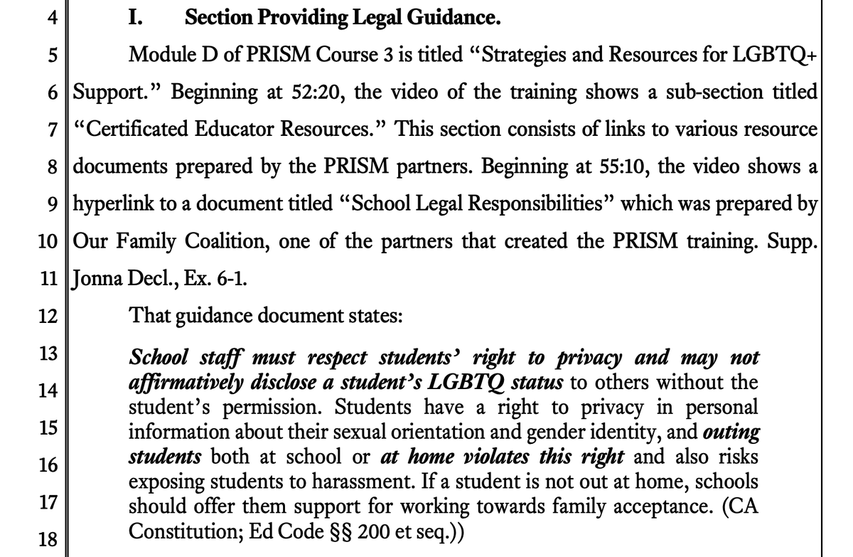 “We now have irrefutable evidence that the CDE covertly moved these unconstitutional gender secrecy directives inside a password-protected training hidden away from public view, and distributed them to school districts statewide.” — <a href="/PaulJonna/">Paul M. Jonna</a>. 

More: thomasmoresociety.org/news/judge-to-…