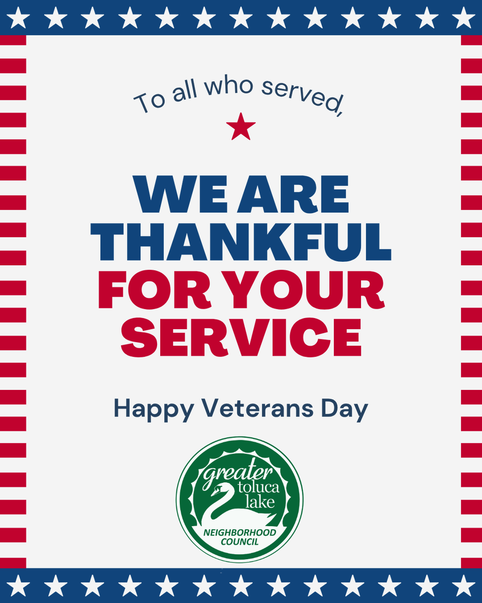 The Greater Toluca Lake Neighborhood Council tweet media