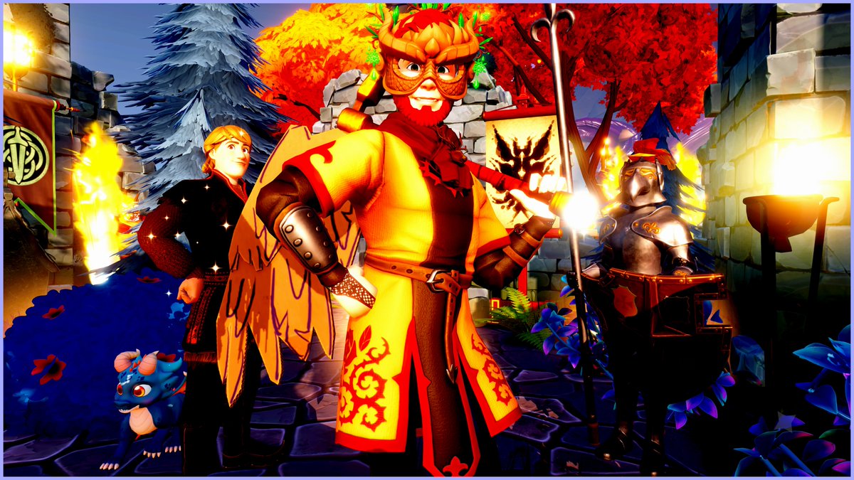 StarryMines101's tweet photo. The 3 Knights of Dreamlight Valley 🌟🌟 @DisneyDLV https://t.co/n1OFjlp6fF