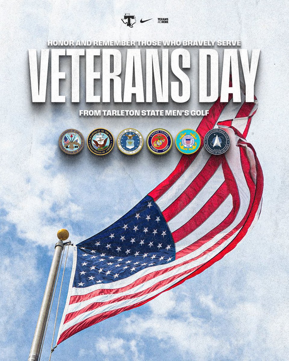 TarletonMGolf's tweet image. Celebrating and honoring all the veterans who have served and continue to serve this great nation! 🇺🇸