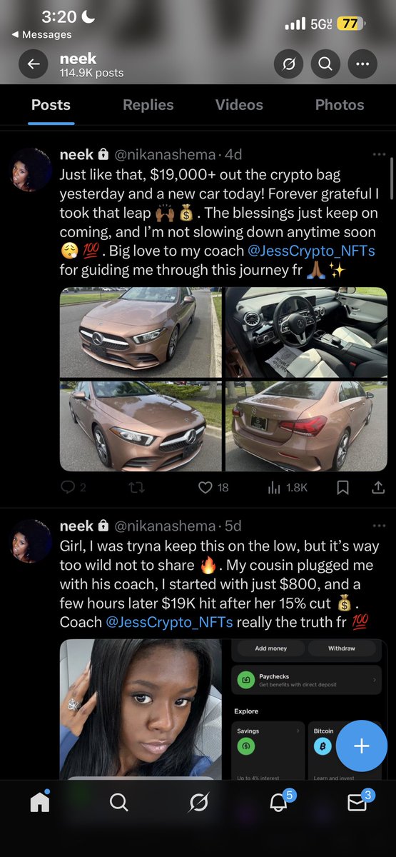 Just a heads up for all my moots if u get a msg from someone like this they are hacked and u will be the same way if you click that link. It’s new pls don’t fall for it