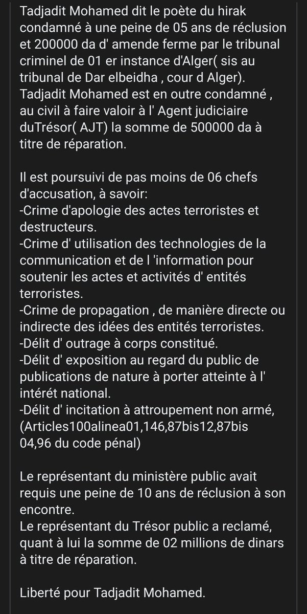 Le régime dictaturial #algerien, LFI, même combat.